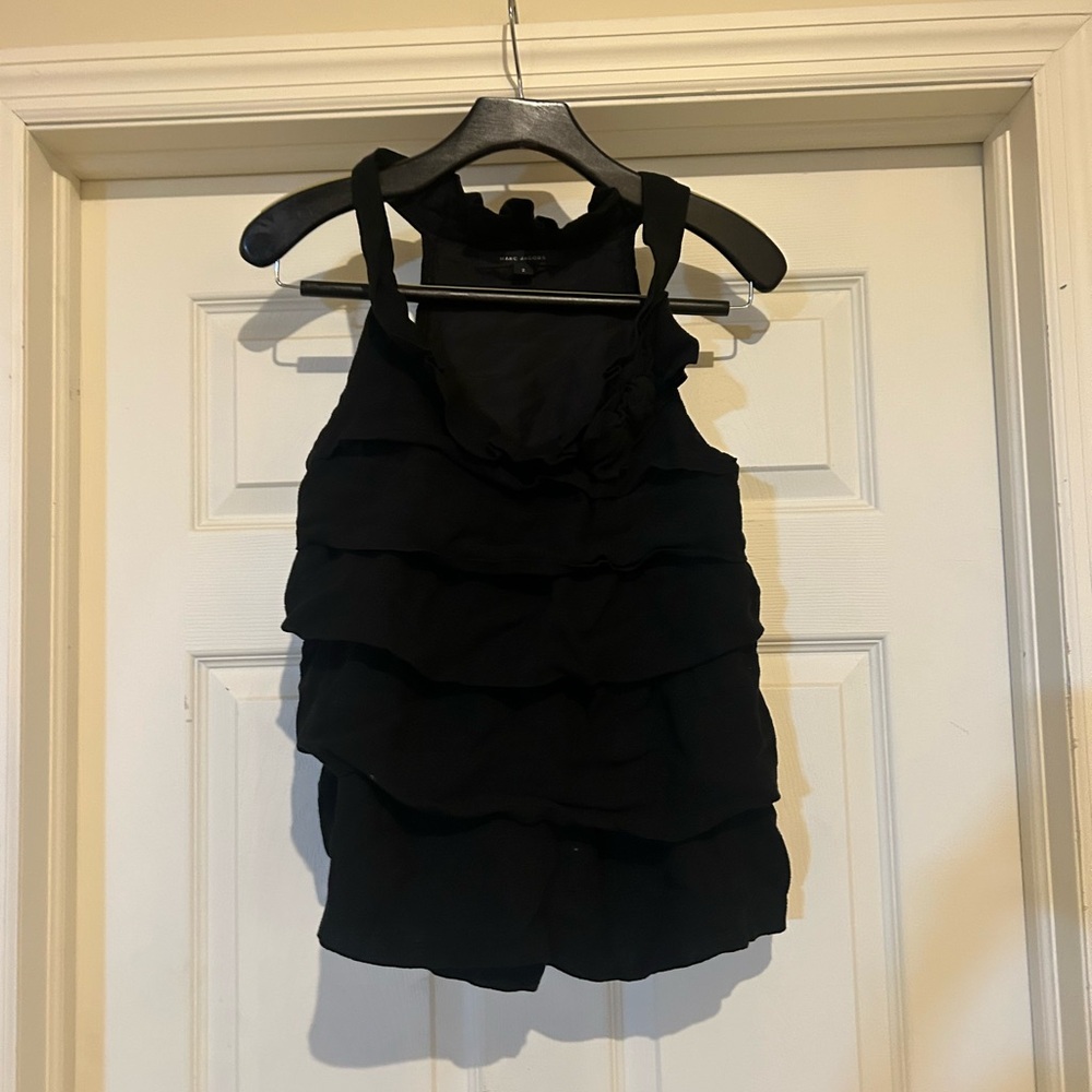 MARC JACOBS Linen Ruffle Top